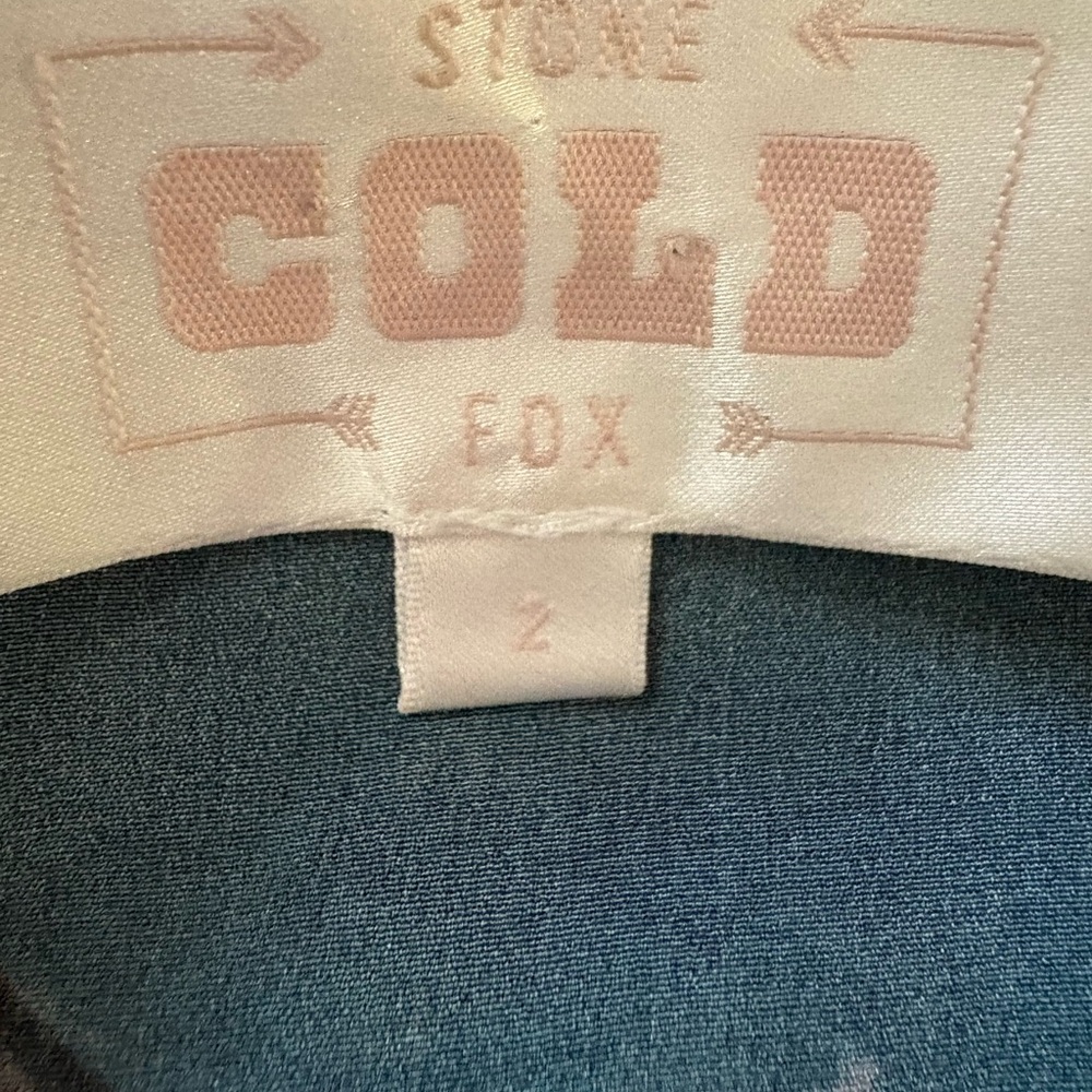 Stone Cold Fox X Revolve Franklin Dress 100% Silk Size 2 S/M - Picture 12 of 13